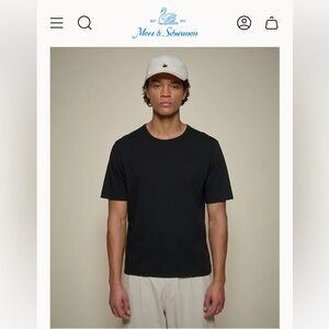 Merz B. Schwanen 2M15C Cropped Vintage Machine Refined Classic Fit T-Shirt